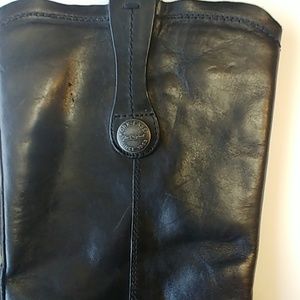 Kork-Ease Shoes - Kork-Ease Black Leather Heeled Boots 7-8/38 Kork-Ease Shoes - Kork-Ease Black Leather Heeled Boots 7-8/38